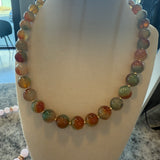 Zhanna Jewelry, Peacock Semiprecious Necklace