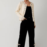 Sunday Edition by LE LIS - Button up Stitch Sweater Cardigan