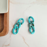 Brooklyn Earrings - Turquiose , Spiffy & Splendid