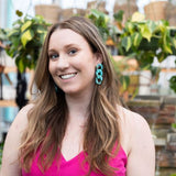 Brooklyn Earrings - Turquiose , Spiffy & Splendid