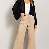 EYELET KNIT CARDIGAN, eesome