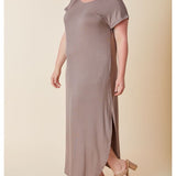 BAMBOO MAXI DRESS, Fabina (Plus Only)