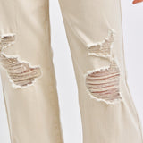 Judy Blue High Waist Distressed Wide Leg Jeans, Plus Size (online only)