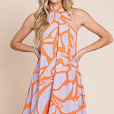 Resort style halter neck short sundress, Jade by Jane (Plus size only)