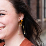 Ariana Earrings - Tortoise, Spiffy & Splendid