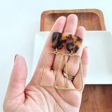 Ariana Earrings - Tortoise, Spiffy & Splendid