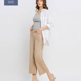 Vervet by Flying Monkey - Plus Size High Rise Crop Wide Leg Jeans