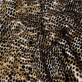 Q2 - Chiffon blouse in brown animal print