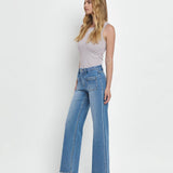 Lovervet by VERVET - HIGH RISE WIDE LEG JEANS