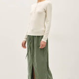 Be Cool - Modal Classic Ribbed Longsleeve Henley Basic Top