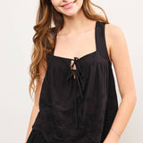 Mustard Seed - TIE FRONT EYELET TOP and Skirt Set