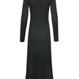 Solis Midi Dress - Marled Pine Green, AFRM