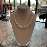 Zhanna Jewelry, Majorca pearl necklace with czech glass beads