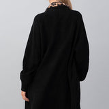 Black Open Cardigan Sweater, Hashttag