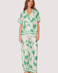 Lost + Wander - Vineyard Vistas Set - Spring Leaf Print Satin