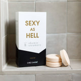 Chez Gagné - Sexy As Hell Shower Steamers - Santal - Set of 8 Tabs