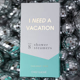 Chez Gagné - I Need a Vacation Shower Shower Steamers - Coconut Lime - Set of 8 Tabs