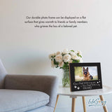 LifeSong Milestones - Once I Held You Wooden Pet Keepsake Picture Frame Decor