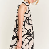 Resort style halter neck short sundress, Jade by Jane (Plus size only)