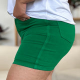 Judy Blue Tummy Control Garment Dyed Denim Shorts