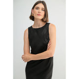 Fun2Fun - Satin Stripe Midi Dress