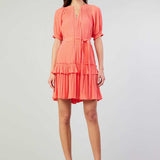 Current Air - Half-sleeve Mini Dress