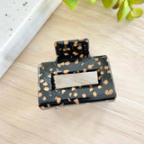 MODish Design Co - Brown Spotted Square Claw Clip