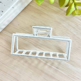 MODish Design Co - Silver Rectangle Claw Clip