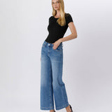 Lovervet by VERVET - HIGH RISE TROUSER WIDE JEANS
