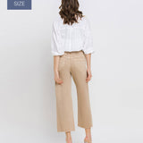 Vervet by Flying Monkey - Plus Size High Rise Crop Wide Leg Jeans
