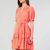 Current Air - Half-sleeve Mini Dress
