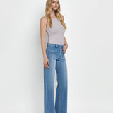 Lovervet by VERVET - HIGH RISE WIDE LEG JEANS