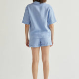 Crescent - CP9202 - Cora Cuffed Linen Shorts