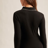 Contrast Stitch Button Down Shirt, By Hem and Thread