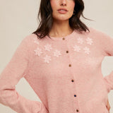 Embroidered Cardigan, by Hem and Thread
