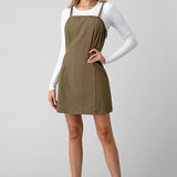 Spaghetti Strap Denim Mini Dress, Hashttag