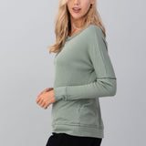 Reversed Stitch Oversized Top, Hashttag