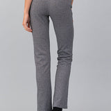 Button Front Houndstooth Knit Pants, Hashttag