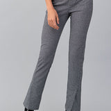 Button Front Houndstooth Knit Pants, Hashttag