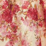 BLOSSOM DREAM BALLERINA WOVEN FULL MIDI SKIRT, Flying Tomato