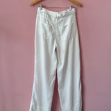 Belted High Rise Wide Leg Pants by OAT