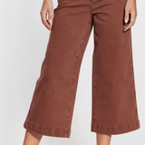Wide Leg Crop in Mocha, by OAT