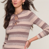 Clarice Sweater-Taupe, by Heartloom