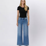 Lovervet by VERVET - HIGH RISE TROUSER WIDE JEANS