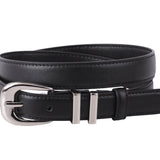 Most Wanted USA - Leather Belt with Metal Strap Holders
