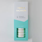 Chez Gagné - I Need a Vacation Shower Shower Steamers - Coconut Lime - Set of 8 Tabs