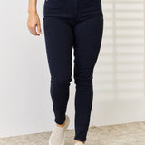 Judy Blue Garment Dyed Tummy Control Skinny Jeans (Plus size only)