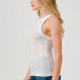 Hashttag - MINERAL DYED VARIEGATE MUSCLE TANK TOP