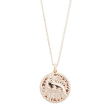Chinese Zodiac Coin Necklace - Pig