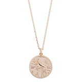 Chinese Zodiac Coin Necklace - Goat- Honeycat Jewelry